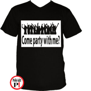 party póló férfi fekete
