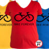 női bike forever biciklis póló