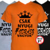 fodrász póló csak nyugi férfi