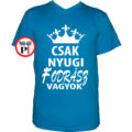 fodrász póló csak nyugi férfi vkék