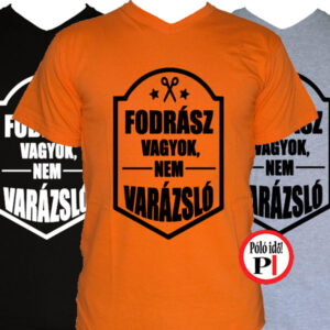 fodrász póló nem varázsló férfi