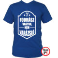 fodrász póló nem varázsló férfi kék