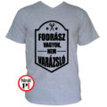 fodrász póló nem varázsló férfi szürke
