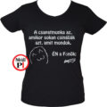 főnök póló női fekete
