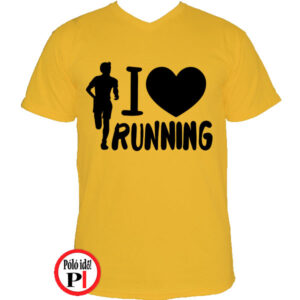 futópóló férfi i love running citrom