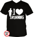 futópóló férfi i love running fekete