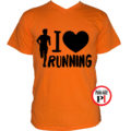 futópóló férfi i love running narancs