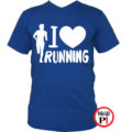 futópóló férfi i love running kék