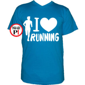 futópóló férfi i love running vkék