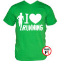 futópóló férfi i love running zöld