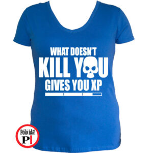 kill you xp női gamer póló kék