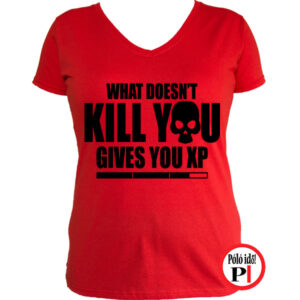 kill you xp női gamer póló piros
