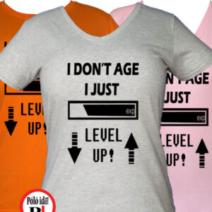 level up női gamer póló