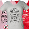 avada kedavra bitch harry potter póló női