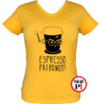 Espresso Patronum Harry Potter póló női citrom