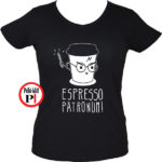 Espresso Patronum Harry Potter póló női fekete