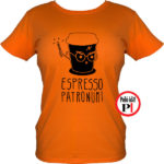 Espresso Patronum Harry Potter póló női narancs