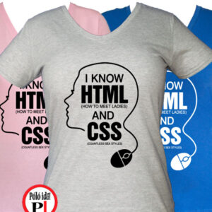 html and css női póló