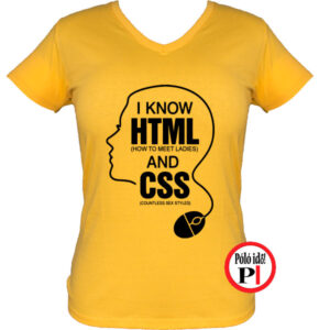html and css női póló citrom