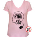 html and css női póló pink