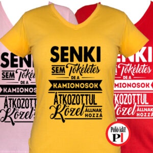 kamionos póló tökéletes női