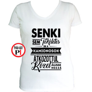 kamionos póló tökéletes női fehér
