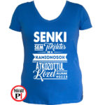 kamionos póló tökéletes női kék
