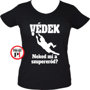női kapus kézilabda póló fekete