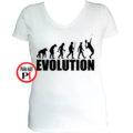 női evolúció teniszpóló fehér