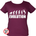 női evolúció teniszpóló burgundi