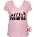 női evolúció teniszpóló pink