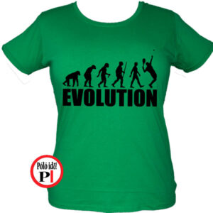 női evolúció teniszpóló zöld