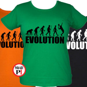 női evolúció teniszpóló