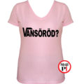 női vicces vansöröd póló pink