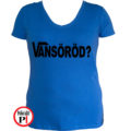 női vicces vansöröd póló kék