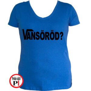 női vicces vansöröd póló kék