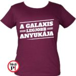 anya póló galaxis legjobb anyukája burgundi