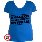 anya póló galaxis legjobb anyukája kék