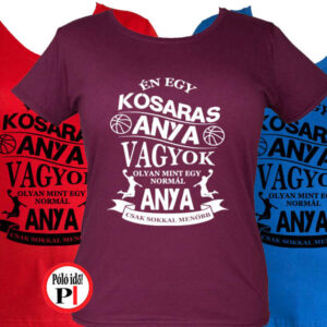anya póló kosaras anya vagyok