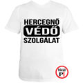 apa póló hercegnő védő szolgálat fehér