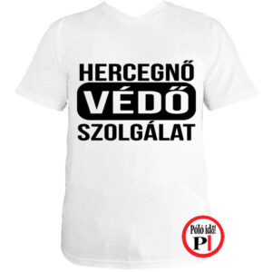 apa póló hercegnő védő szolgálat fehér
