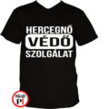 apa póló hercegnő védő szolgálat fekete