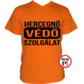 apa póló hercegnő védő szolgálat narancs