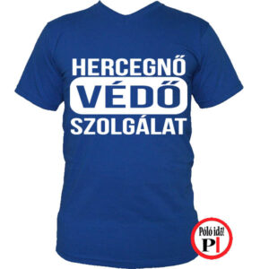 apa póló hercegnő védő szolgálat kék