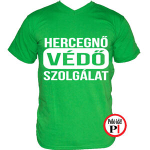 apa póló hercegnő védő szolgálat zöld