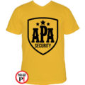 apa póló security citrom