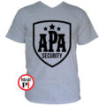 apa póló security szürke