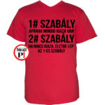 apa póló szabály piros