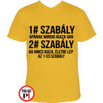 apa póló szabály citrom