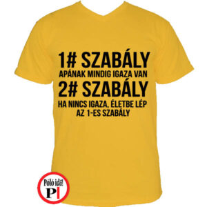 apa póló szabály citrom
